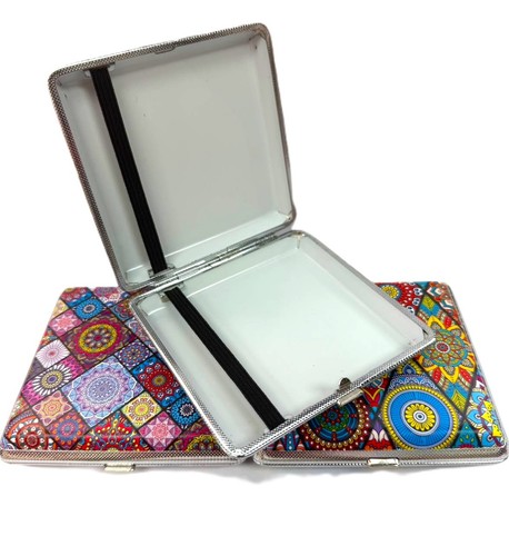 Metal cigarette case hard - metal,