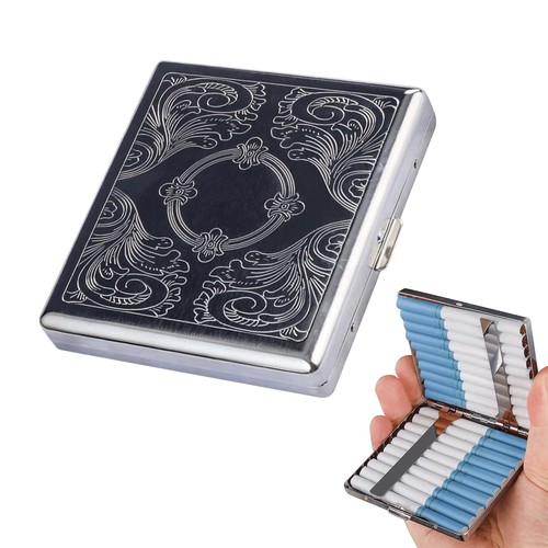 Metal cigarette case box - cigarette,