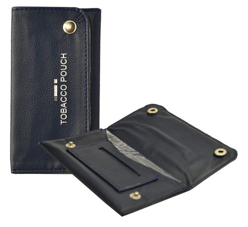 Black leather cigarette - black,