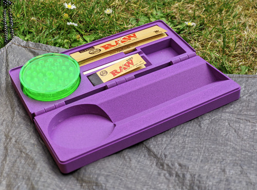 Compact rolling tray set - compact,