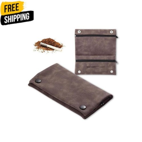 Genuine leather tobacco pouch - genuine,