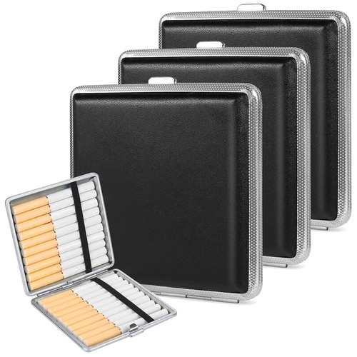 3pcs metal cigarette case with - cigarette,