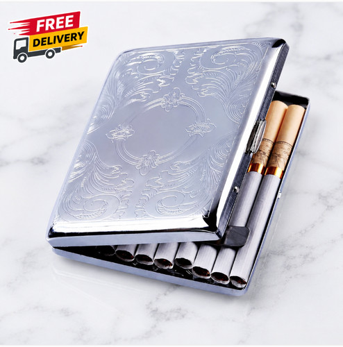 Metal cigarette case retro - cigarette,
