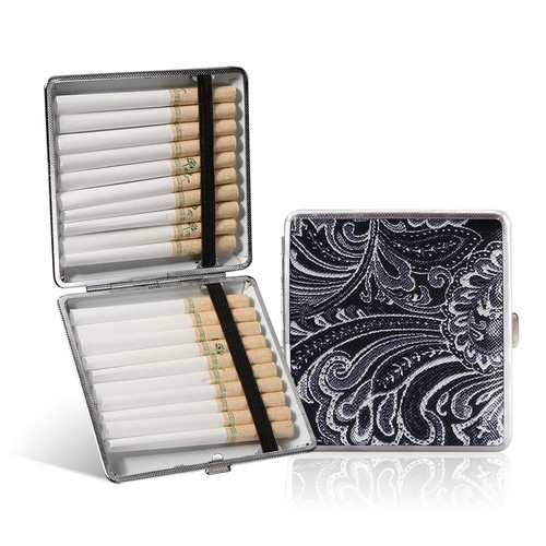 Metal cigarette case - cigarette,