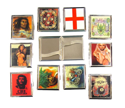 Metal cigarette case - metal,