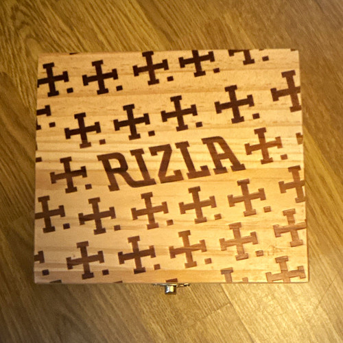 Rizla wooden burnt cigarette - burnt,