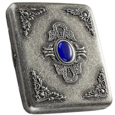 Metal Cigarette Case Holds 20