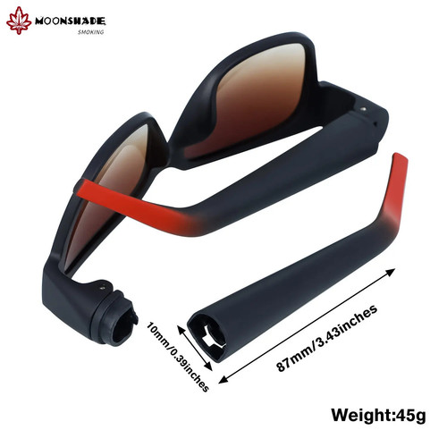 Sunglasses hidden storage - storage, tube